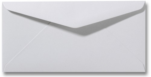 Envelop Roma 11 x 22 cm zilvergrijs