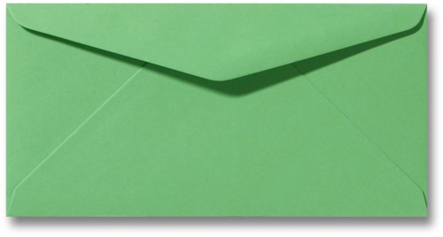 Envelop Roma 11 x 22 cm weidegroen