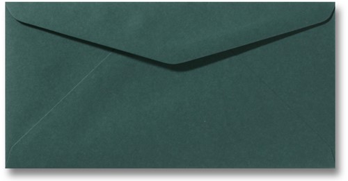 Envelop Roma 11 x 22 cm donkergroen