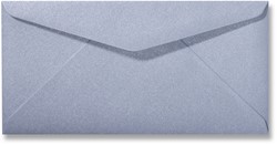 Enveloppe Metallique 11 x 22 cm silver