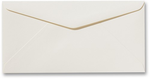 Envelop Fiore 11 x 22 cm creme