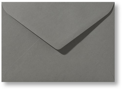 Envelop Roma 12 x 18 cm donkergrijs