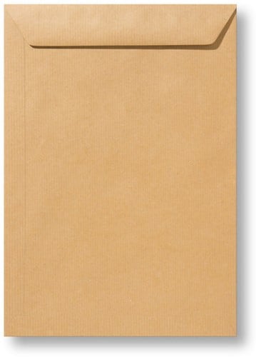 Envelop Kraft 22 x 31,2 cm bruin