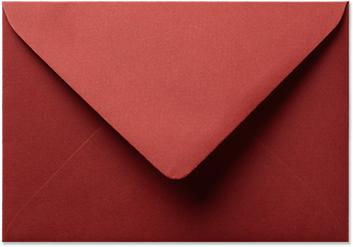 Envelop Vintage 12 x 18 cm bordeaux