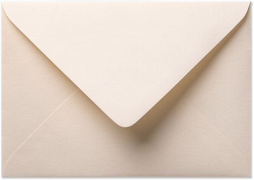 Envelop Vintage 11 x 15,6 cm ivoor