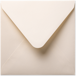 Envelop Vintage 16 x 16 cm ivoor