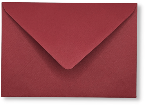 Envelop 11 x 15,6 cm Kerstrood