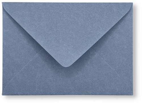 Envelop 11 x 15,6 cm Blauwgrijs