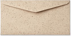 Envelop Circulair 11 x 22 cm cacao