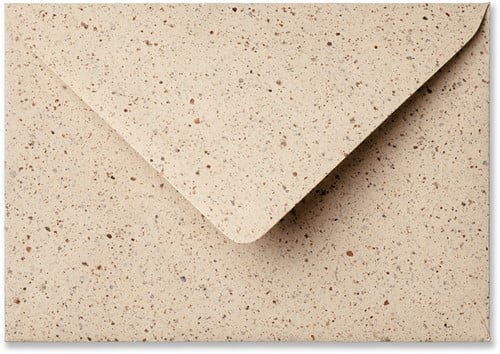 Envelop Circulair 12,5 x 17,6 cm cacao