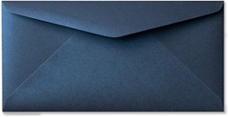Enveloppe Metallique 11 x 22 cm midnight blue