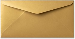 Enveloppe Metallique 11 x 22 cm gold rush