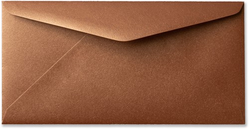 Envelop Metallic 11 x 22 cm bronze