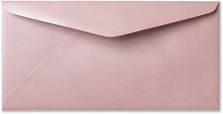Enveloppe Metallique 11 x 22 cm rose