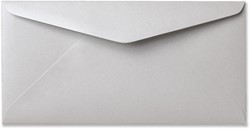 Enveloppe Metallique 11 x 22 cm platinum