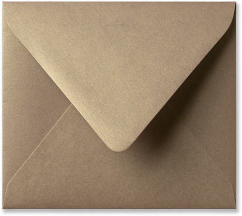 Envelop Metallic 12,5 x 14 cm champagne