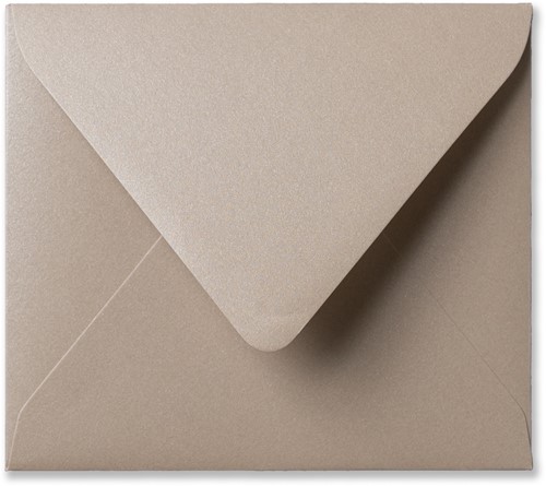 Envelop Metallic 12,5 x 14 cm sand