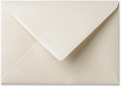 Enveloppe Metallique 11 x 15,6 cm cream