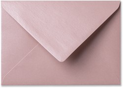 Enveloppe Metallique 11 x 15,6 cm rose