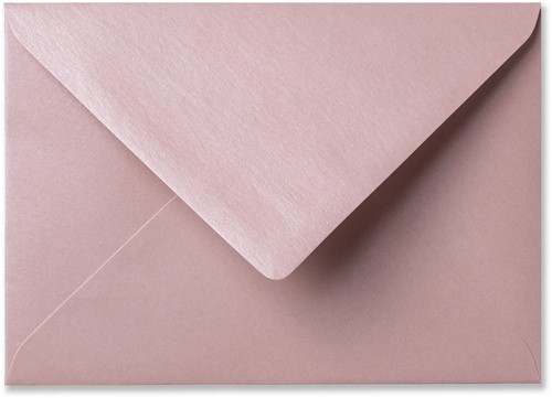 Envelop Metallic 11 x 15,6 cm rose