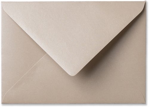 Envelop Metallic 12,5 x 17,6 cm sand