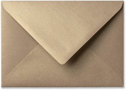 Enveloppe Metallique 11 x 15,6 cm champagne