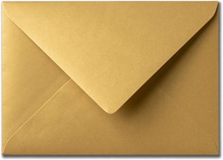 Enveloppe Metallique 11 x 15,6 cm gold rush