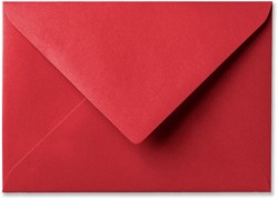 Enveloppe Metallique 11 x 15,6 cm rosso