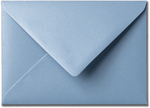 Envelop Metallic 11 x 15,6 cm ice blue