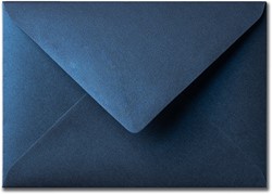 Enveloppe Metallique 11 x 15,6 cm midnight blue