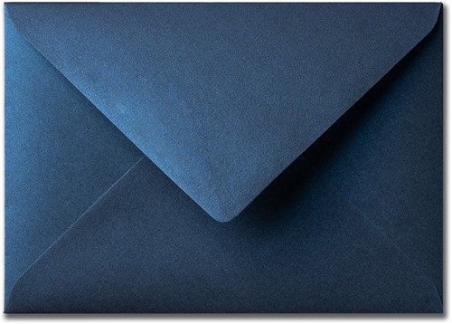 Enveloppe Metallique 11 x 15,6 cm midnight blue