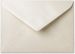 Envelop Metallic 15,6 x 22 cm cream