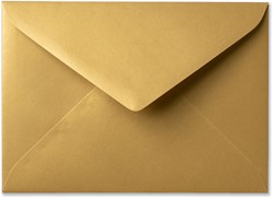 Envelop Metallic 15,6 x 22 cm gold rush