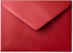 Envelop Metallic 15,6 x 22 cm rosso