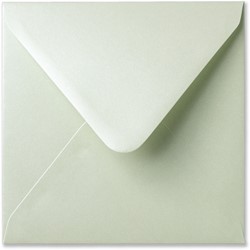 Enveloppe Metallique 14 x 14 cm mint
