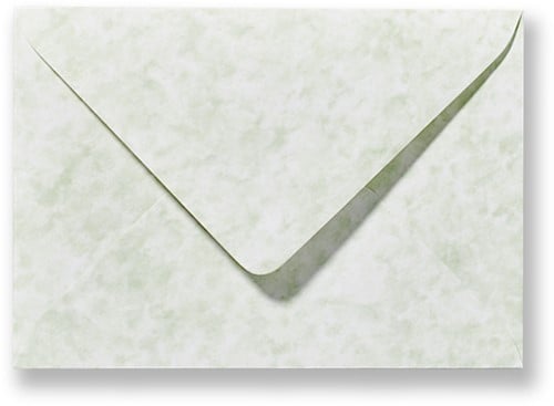 Envelop 11 x 15,6 cm Marmer Groen