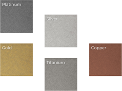 Vel Rustic Metallic A4 120 grams